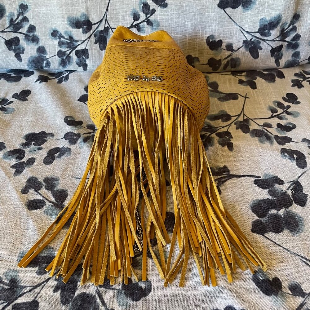 UNO de 50 fringed leather bag - Picture 7 of 15